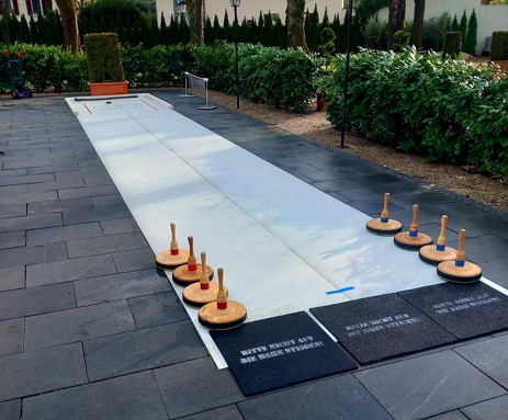 Eisstockbahn Kunsstoff